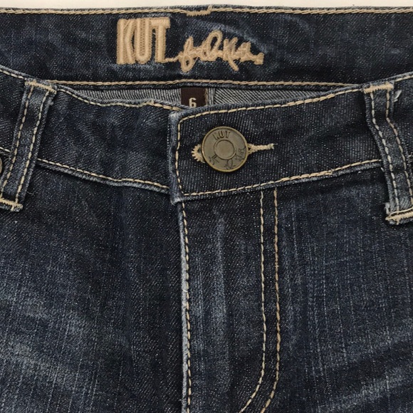 🌞 Kut From The Kloth Denim Shorts Dark Wash 6 - Picture 3 of 14